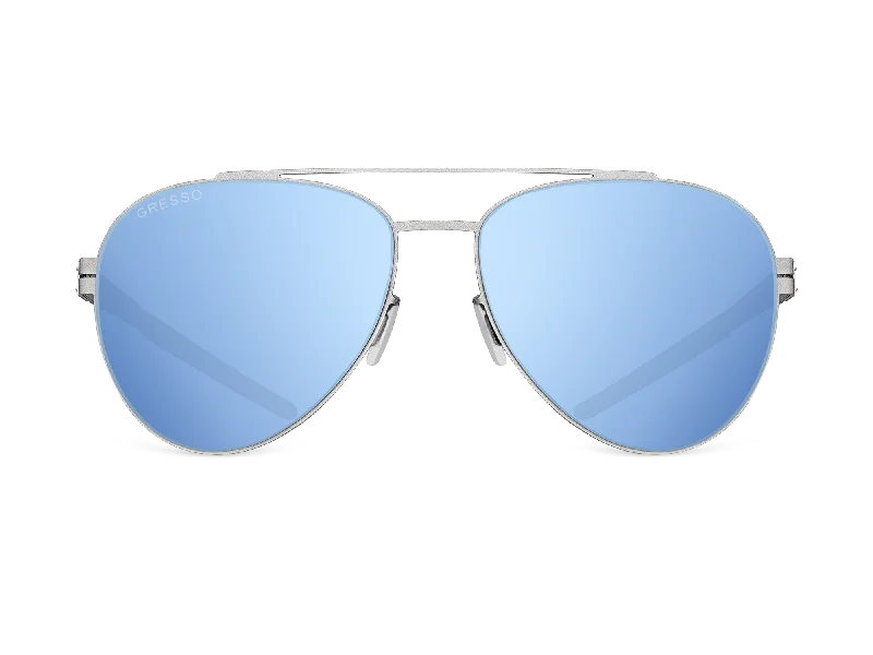 ladies sunglasses wing shields -CALIFORNIA / TITANIUM