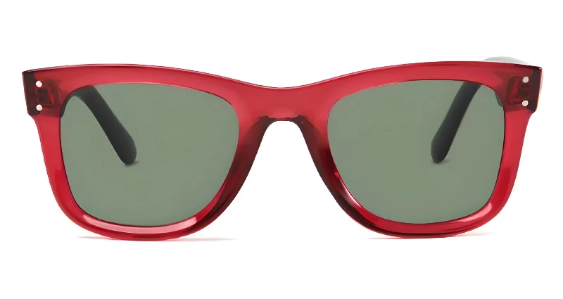 ladies sunglasses grooved frame -"Reverse" Polarized