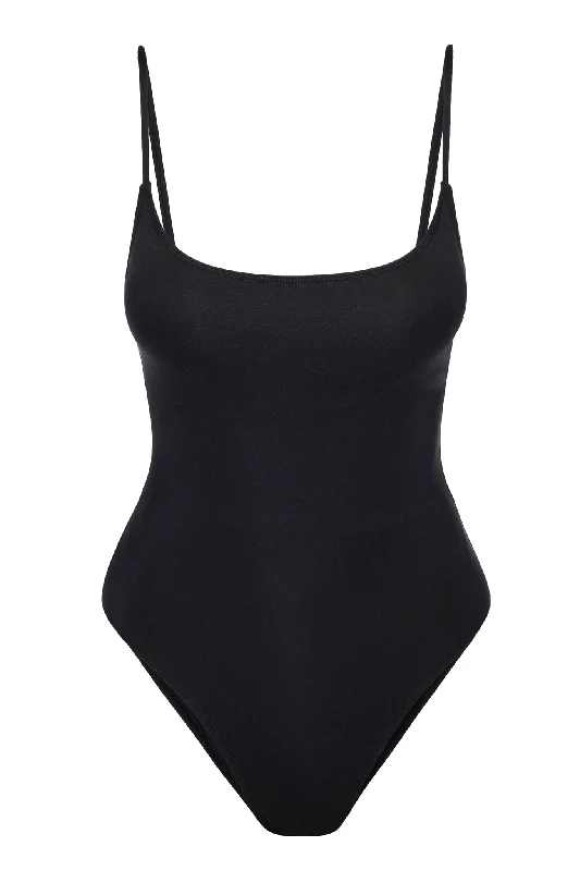 ladies one-piece swimsuit shore cover -Bahamas One Piece - Black