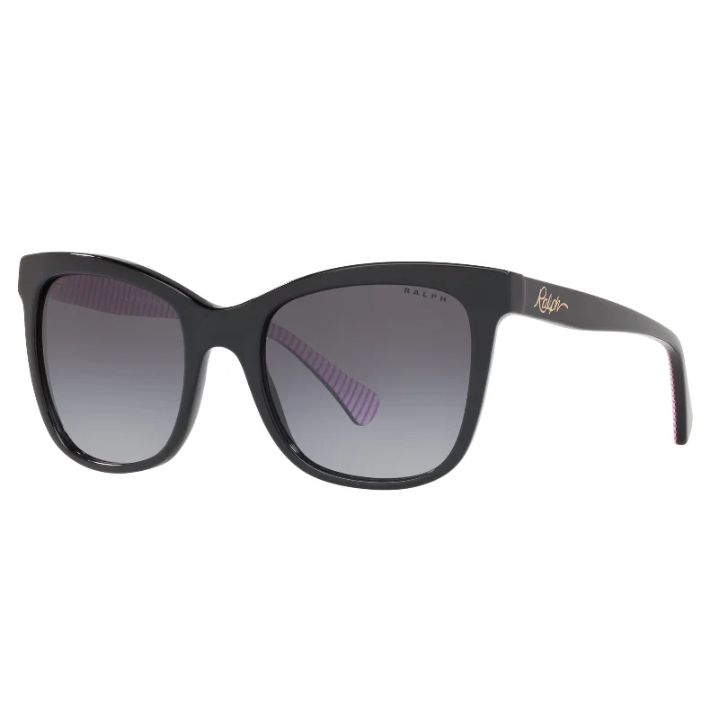 ladies sunglasses narrow bridge -Ralph 0RA5256 50018G 53 (RL16) Women's Black Sunglasses