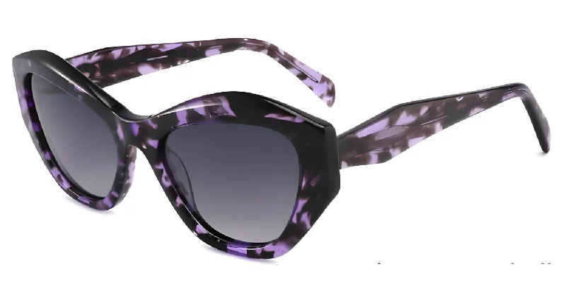 S21 Purple Pattern - Black lens