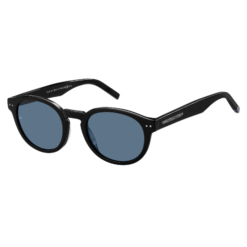 ladies sunglasses candy pink -Tommy Hilfiger TH 1713/S 807 50KU (TH46) Unisex Black Sunglasses