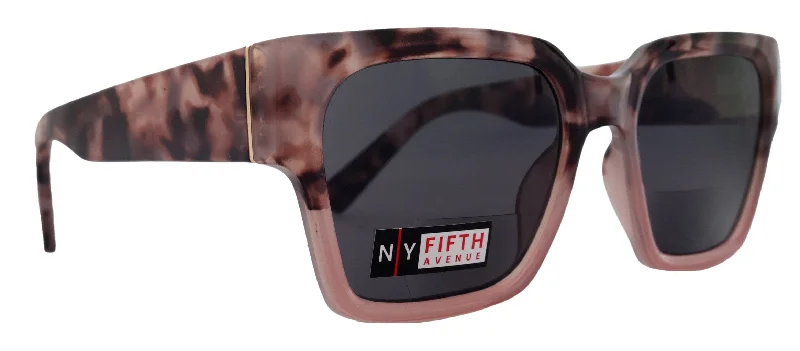 ladies sunglasses ballet pink -Minerva, High-End Line Bifocal (Clear On Top) Reading Sunglasses for Women OR Non-Bifocal Readers Sunglasses (Tortoiseshell Pink) NY Fifth Avenue