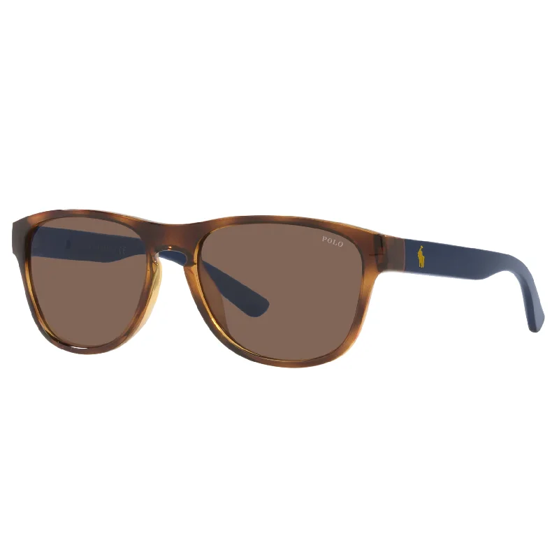 ladies sunglasses vow shades -Polo Ralph Lauren 0PH4180U 500373 56 (POL22) Unisex Shiny Havana Sunglasses