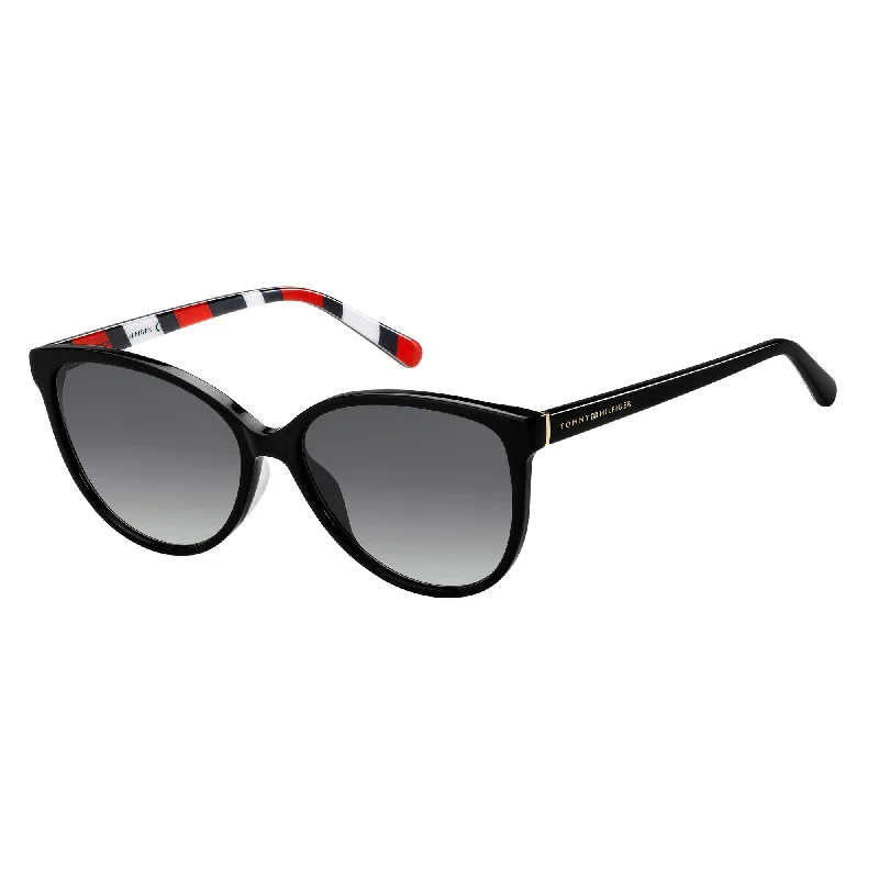 ladies sunglasses thrifty buy -Tommy Hilfiger TH 1670/S 807 579O(TH35) Unisex Black Sunglasses