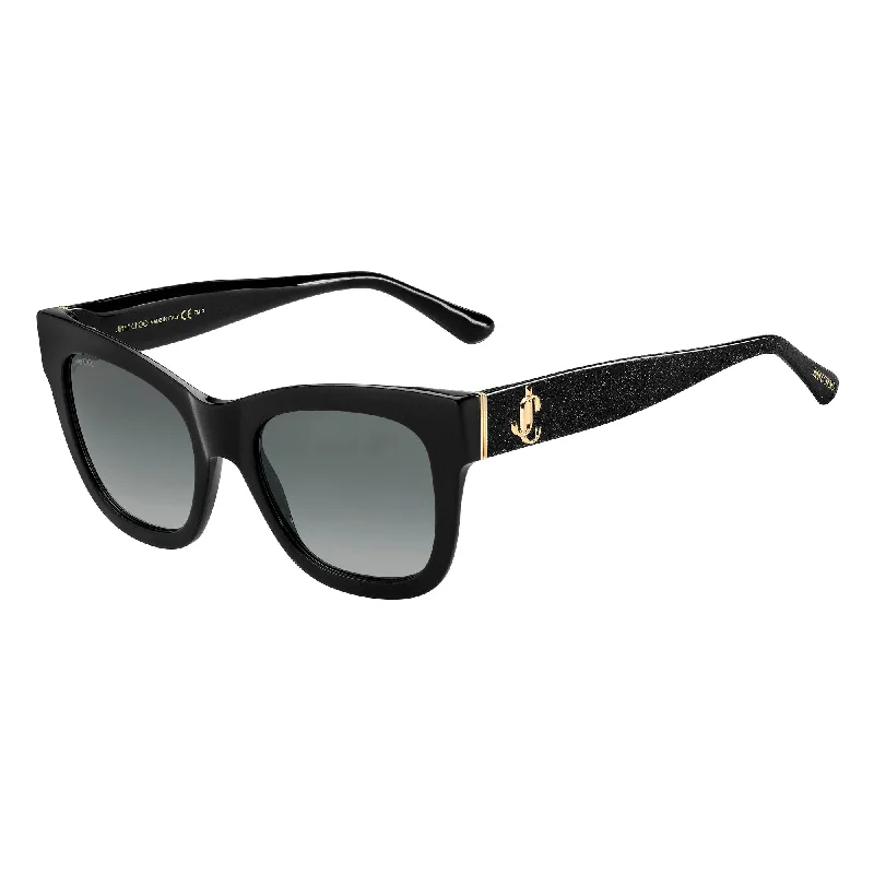 ladies sunglasses python skin -Jimmy Choo JAN/S DXF 529O (JC28) Women's Black Glt