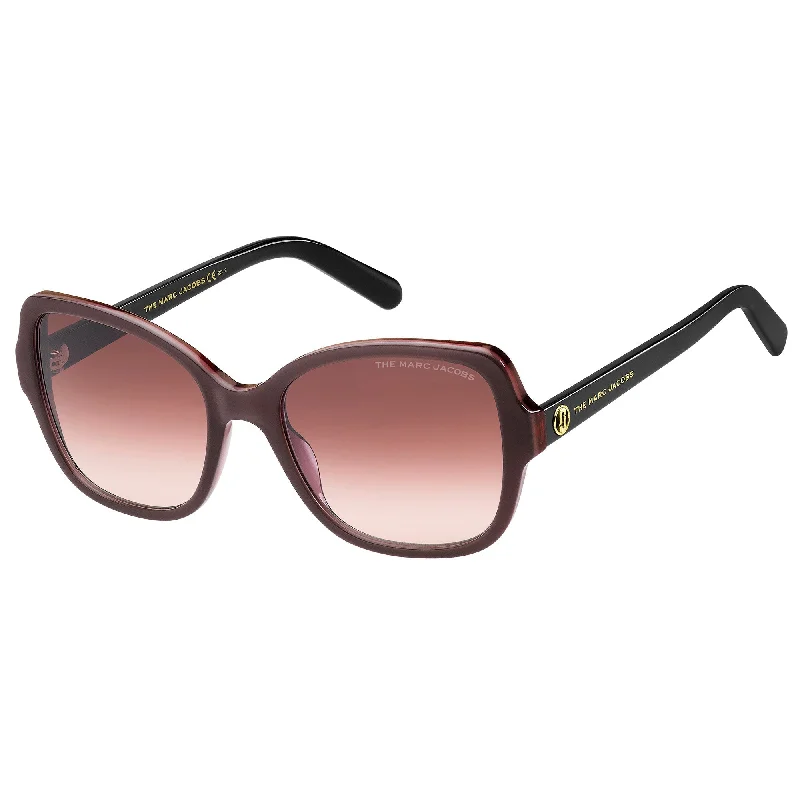 ladies sunglasses vine print -Marc Jacobs MARC 555/S 7QY 553X(MJ41) Women's Grey Sunglasses