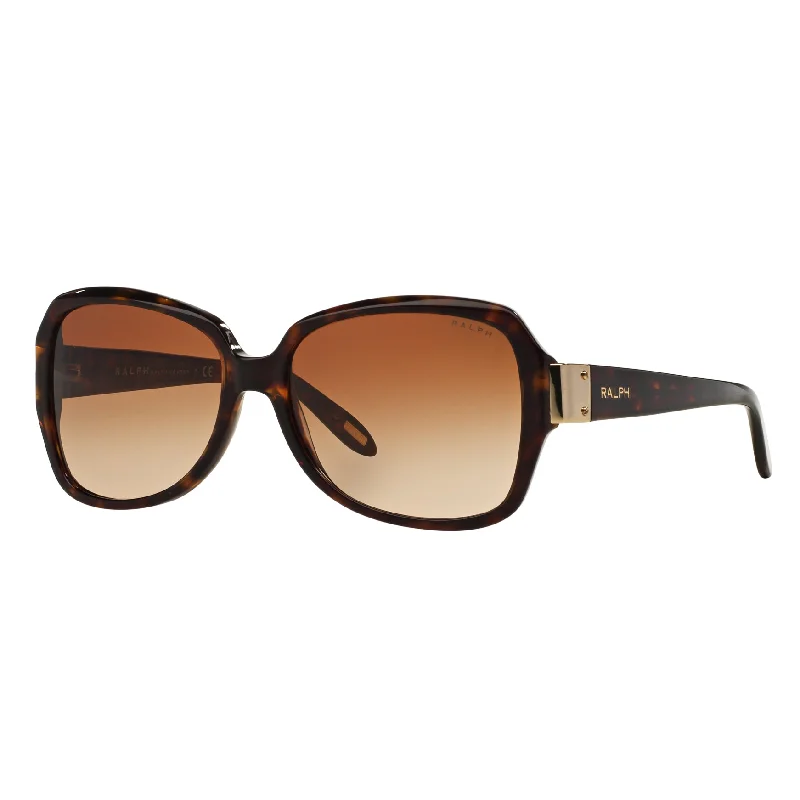 ladies sunglasses flared frames -Ralph 0RA5138 510/13 58 (RL6) Women's Dark Tortoise  Sunglasses