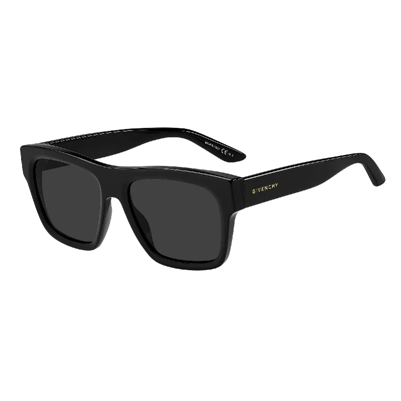 ladies sunglasses low fuss -Givenchy GV 7210/S 807 54IR(GV31) Unisex Black Sunglasses