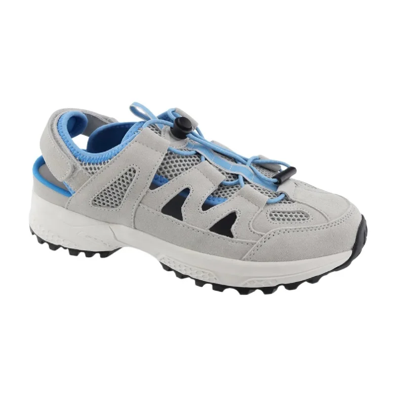 Women’s sandals cruise chic -Apex P2143W Women's Closed Toe Sandal In Grey/Blue