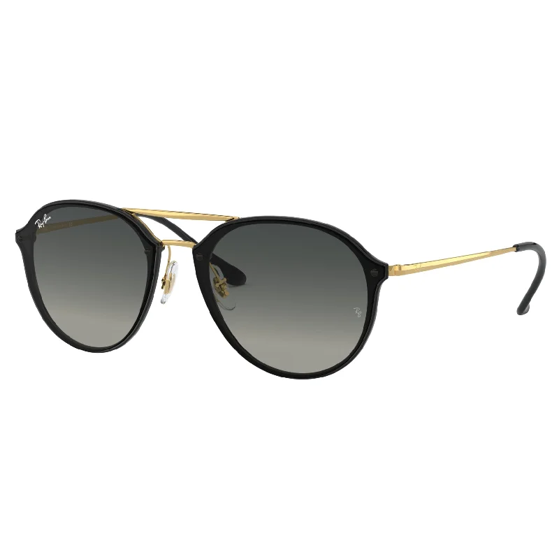 ladies sunglasses small gift -Ray-Ban 0RB4292N 601/11 62 (RB12) Unisex Blaze Doublebridge Black Sunglasses