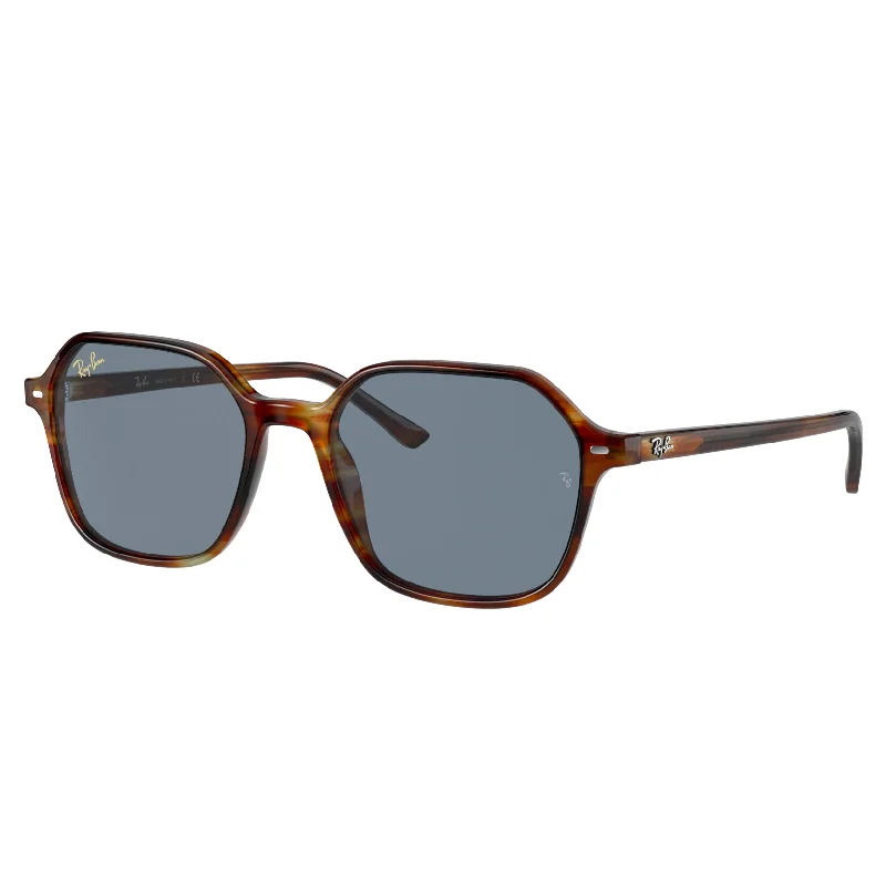 ladies sunglasses no skid -Ray-Ban 0RB2194 954/62 53 (RB40) Unisex John Striped Havana Sunglasses