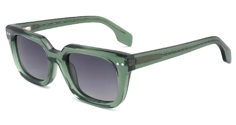 S42 Transparent Green - Black lens