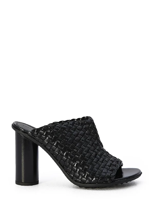 Women’s sandals boutique vibe -BOTTEGA VENETA Atomic Sandals with Open Toe and Cylinder Heel - 9.5cm