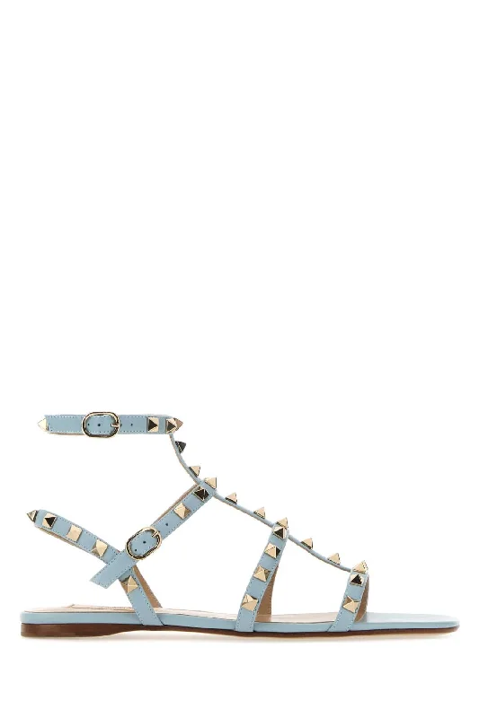 Women’s sandals summer dress glow -VALENTINO GARAVANI Rockstud Leather Sandals for Women