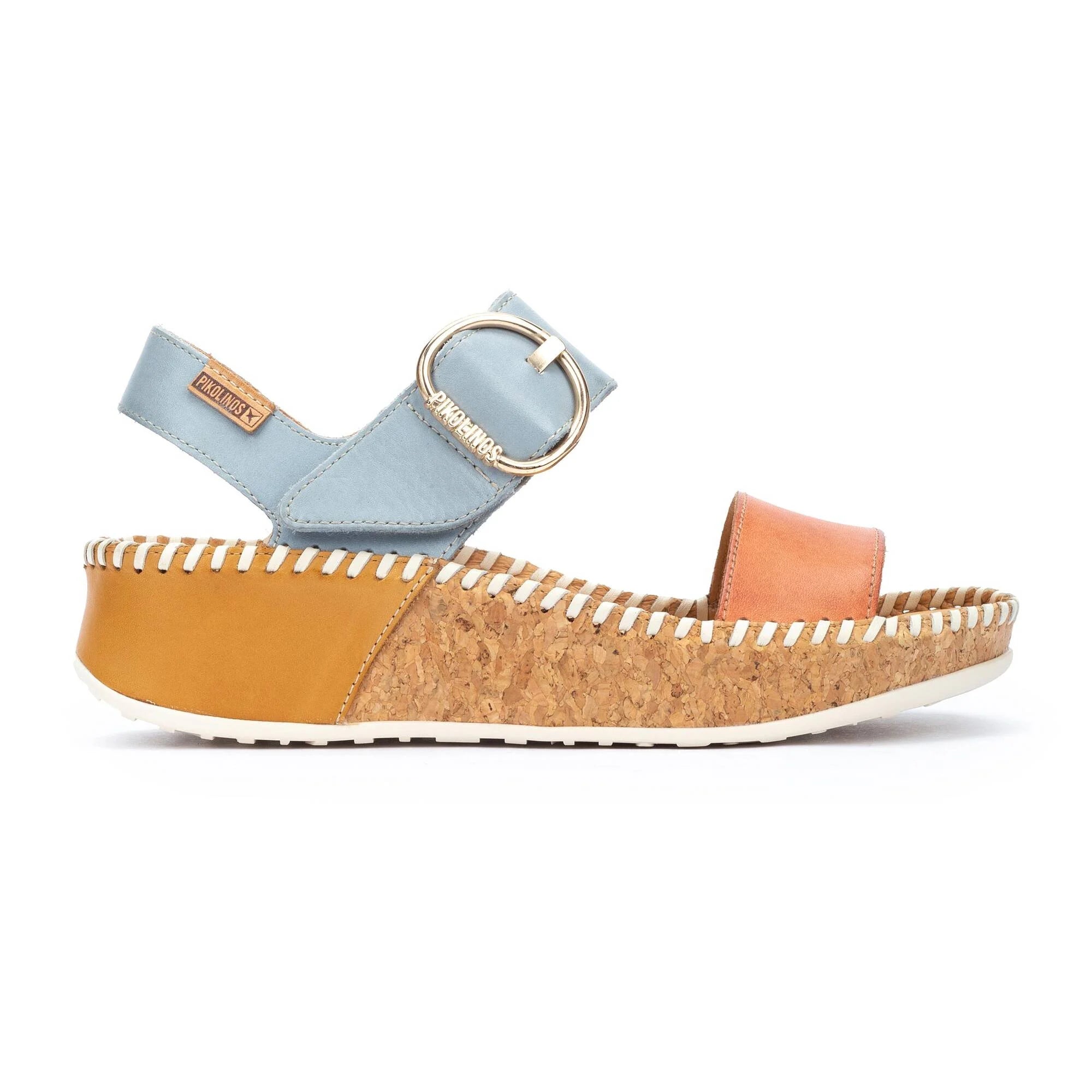 Women’s sandals earthy vibe -Pikolinos Marina W1c-0709c1 Women's Wedge Sandals in Nectar