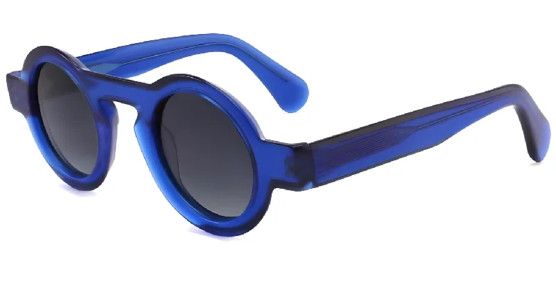 S34 Transparent Blue - Black lens