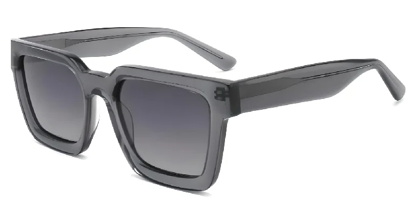 S47 Transparent Grey - Black lens