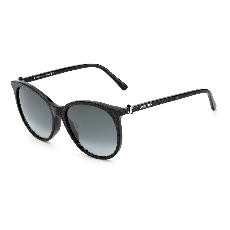 ladies sunglasses town stroll -Jimmy Choo ILANA/F/SK DXF 579O (JC27) Women's Black Glt