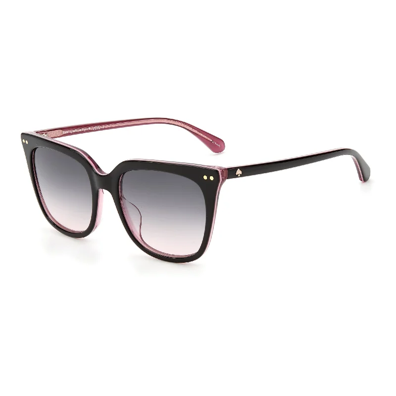 ladies sunglasses thin frame -Kate Spade GIANA/G/S 807 54JP(KS20) Women's Black