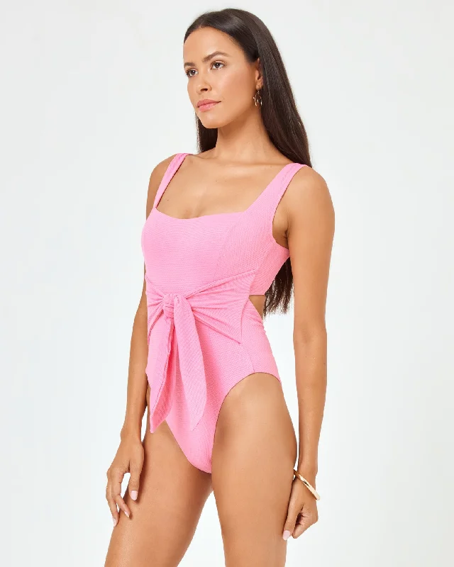 ladies one-piece swimsuit wild look -Balboa One Piece Swimsuit - Guava