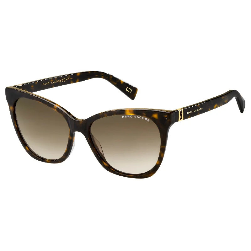 ladies sunglasses blunt top -Marc Jacobs MARC 336/S 086 56HA(MJ43) Women's Havana Sunglasses