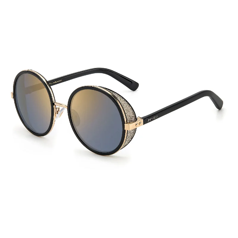 ladies sunglasses flamingo print -Jimmy Choo ANDIE/N/S RHL 54K1(JC20)Unisex Gold Black