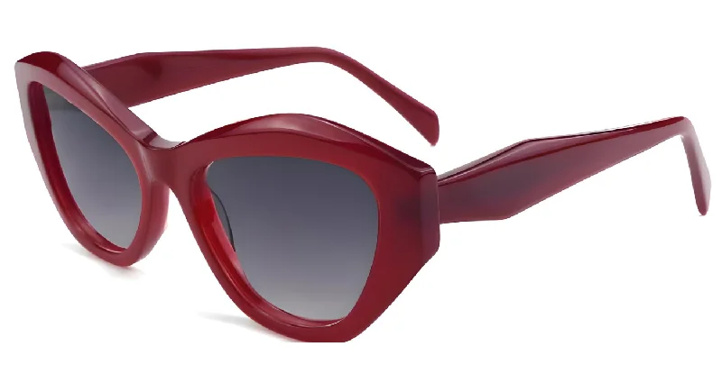 S21 Dark Red - Black lens