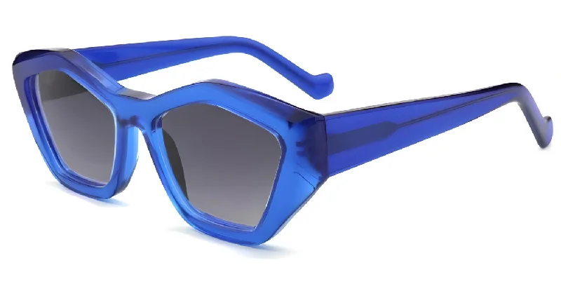 S39 Transparent Blue - Black lens